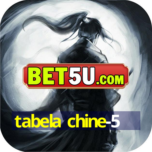 tabela chine